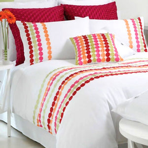 Georges Fine Linens Confetti Appliqued Quilt Cover Set | Single