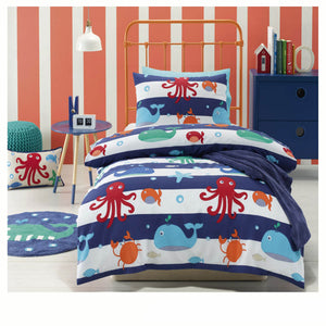 Jiggle & Giggle Sea Creature Quilt Cover Set | Double