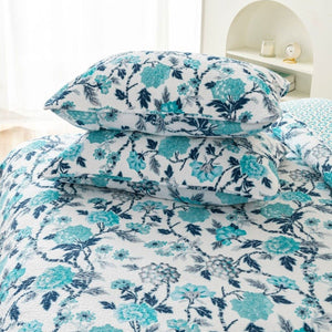 Lightly Quilted Coverlet Set | 100% Cotton | Delta | Queen | 230 x 250 cm