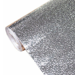 Aluminum Foil Sticker Self-Adhesive | Oil-proof Waterproof Kitchen Cabinet Wall (60300cm)