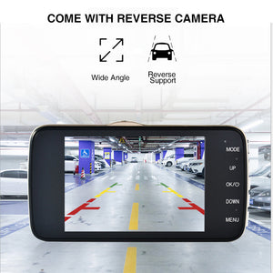 1080P Car Dash Camera | Dual Front and Rear Video DVR Recorder | Night Vision Kit