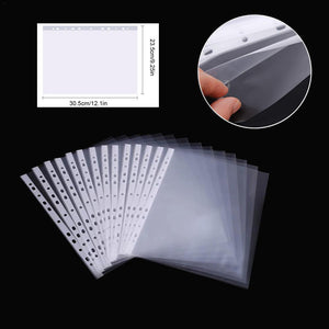100-Pack A4 Sheet Protectors | Plastic Pockets | Clear Reinforced Folders | Bulk Lot