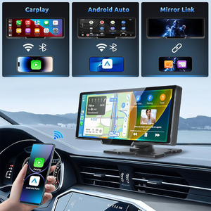 10.26" Wireless Apple Android Carplay | Dual Dash Cam Front Rear Camera | 64G Card