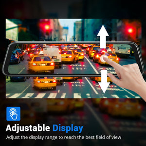 WiFi 10" 2K Dash Cam | RearView Camera | Reversing Recorder | Free 32GB Card