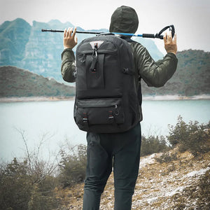 60L Travel Backpack | Boarding Backpack | Outdoor Trekking | Hiking Camping Rucksack | Black