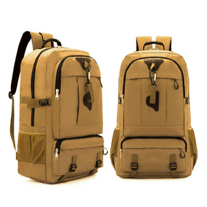 60L Travel Backpack | Boarding Backpack | Outdoor Trekking | Hiking Camping Rucksack | Khaki