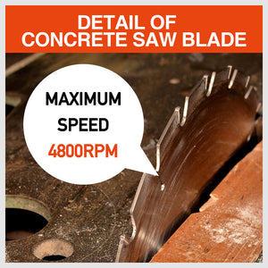 Concrete Saw Blade | 300mm (12") | Masonry Cutting Disc | Diamond Circular Stone Cutter