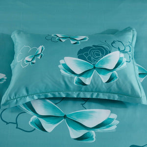 Butterfly Green Quilt Cover Set | Super King Size