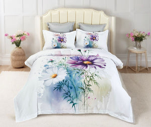 Marrea Floral Quilt Cover Set | Super King Size