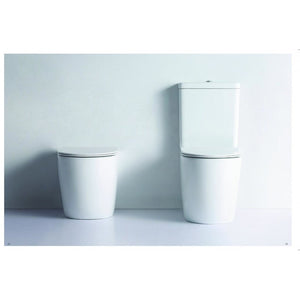 Alexander-R Rimless Back to Wall Floor Pan | Modern Toilet Suite
