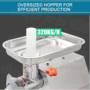 1.63HP Commercial Meat Mincer | Electric Grinder & Sausage Maker Filler, 1200W