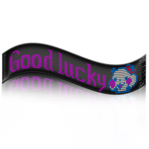 LED Matrix Panel | Programmable | Flexible Screen | IP65 | 120×595mm | APP Control