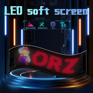 LED Matrix Panel | Programmable | Flexible Screen | IP65 | 120×595mm | APP Control