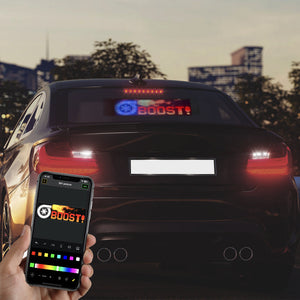 LED Matrix Panel | Programmable | Flexible Screen | IP65 | 120×595mm | APP Control