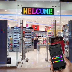 LED Matrix Panel | Programmable | Flexible Screen | IP65 | 120×595mm | APP Control