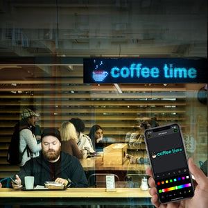 LED Matrix Panel | Programmable | Flexible Screen | IP65 | 120×595mm | APP Control