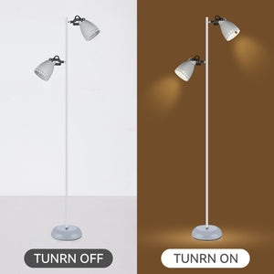 Audrey Floor Lamp - White | Stylish, Simple Illumination