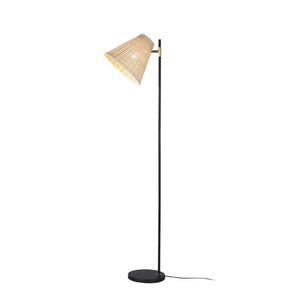 Yvette Rattan Floor Lamp | Boho Chic, Natural Rattan Design