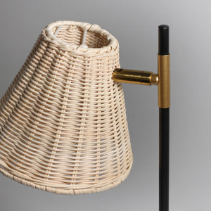 Yvette Rattan Floor Lamp | Boho Chic, Natural Rattan Design