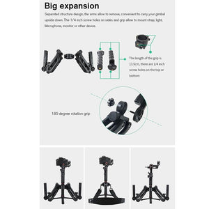 5-Axis Gimbal for DJI Ronin SC | Portable & Versatile | Stabilized Video Recording