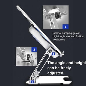 Aluminum Laptop Cooling Stand with 4 Fans
