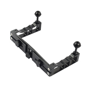 Adjustable Dual Handheld Lamp Arm for Action Cameras