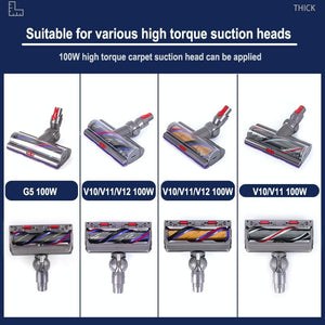 Powerful 100W Suction Head | For Dyson V10 / V11 with V-Ball Wheels