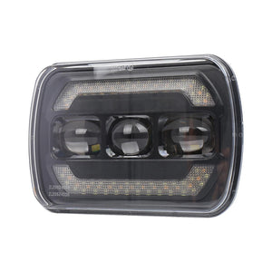 1 Pair | 7 Inch Square Car Headlight Work Lights