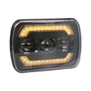 1 Pair | 7 Inch Square Car Headlight Work Lights