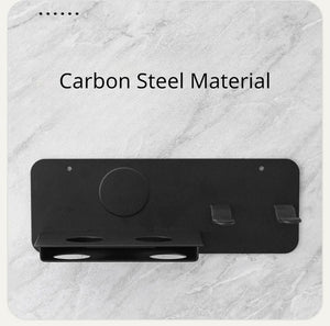 Wall-Mounted Hair Dryer Holder for Bathroom Storage | Upgraded Model