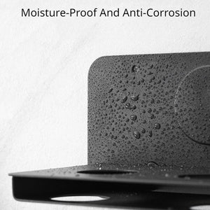 Wall-Mounted Hair Dryer Holder for Bathroom Storage | Upgraded Model