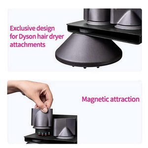 Wall-Mounted Hair Dryer Holder for Bathroom Storage | Upgraded Model