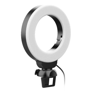 48 LEDs Laptop Camera Beauty Ring Light | Clip Set | 4 - Inch