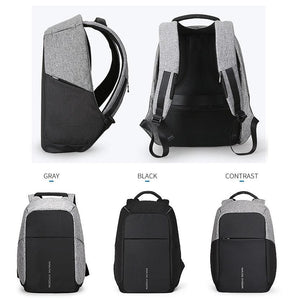 15-inch Multifunction USB Charging Laptop Backpack for Men