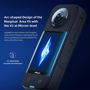 Tempered Film Protection for Insta360 X3 Sports Camera | 1 Set