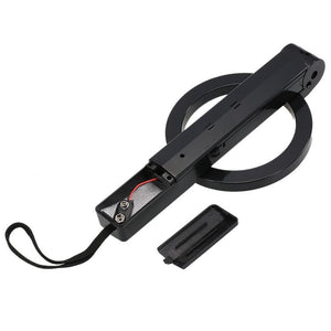 Portable Hand-held Metal Detector | Folding | Black