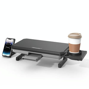 Adjustable Laptop Stand with Storage Drawer | Height Riser | Basic