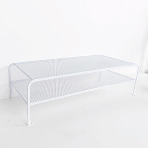 Desk Organizer Bracket for Elevated Computer Monitor | Wrought Iron | Standard Single Layer