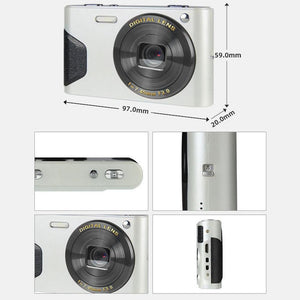 Retro 4K Digital Camera with 2.7" LCD Screen | 30W | Standard White