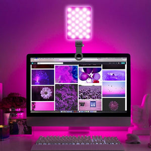 5W Mobile Phone Fill Light with Screen for Live Broadcast & Pocket Light