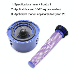Versatile 3-in-1 Filter Kit | For Dyson V6 | Compatible with Multiple Models
