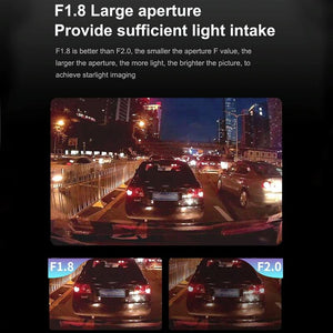 2K Night Vision Car Recorder with Wi-Fi & Mobile App Support