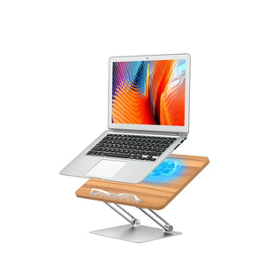 Adjustable Folding Laptop Stand with Cooling Fan | Portable Tablet Holder