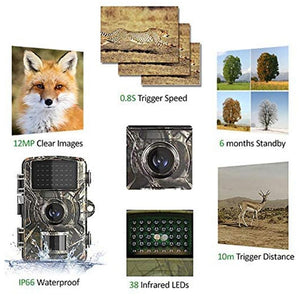12MP Hunting Camera | 1080P Night Vision | 26 LEDs