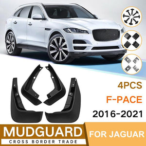 For Jaguar F-Pace 2016-2021 | 4 Pcs / Set Car Auto Soft Plastic Splash Flaps Fender Guard