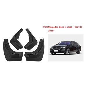For Mercedes-Benz E-Class 2016-2023 | 4 Pcs / Set Car Auto Soft Plastic Splash Flaps Fender Guard