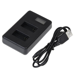 LCD Screen Dual Battery Charger | For GoPro Hero3 | With Charging Capacity Display