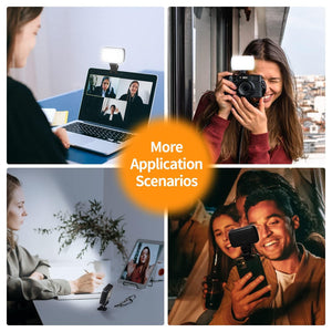 Rechargeable Video Conference Lighting | Three Colour Temperature Dimming