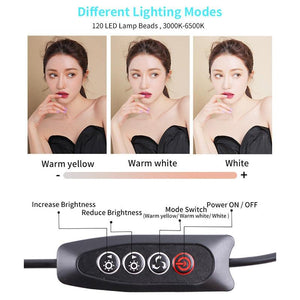 Portable USB LED Fill Light | 10 Brightness Levels | 3000 - 6500K