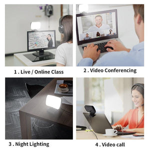 Portable USB LED Fill Light | 10 Brightness Levels | 3000 - 6500K